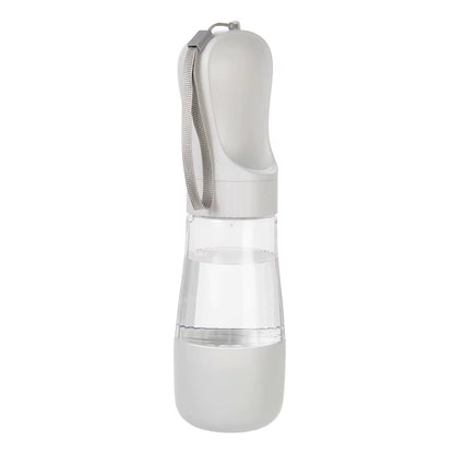Portable Dog Water Bottle with Food Container Travel 2 in 1 Pet Water Dispenser for Small Large Dogs Cat Labrador Drinking Bowls