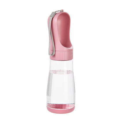 Portable Dog Water Bottle with Food Container Travel 2 in 1 Pet Water Dispenser for Small Large Dogs Cat Labrador Drinking Bowls